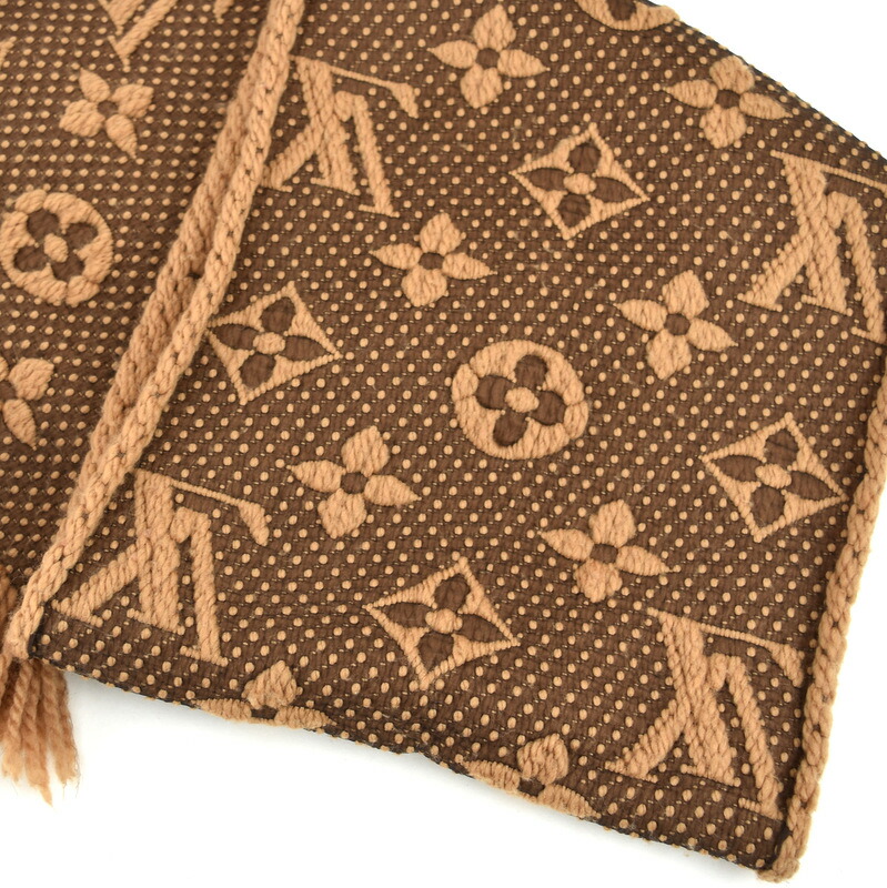 楽天市場】ルイヴィトン マフラー エシャルプ・ロゴマニア キャメル