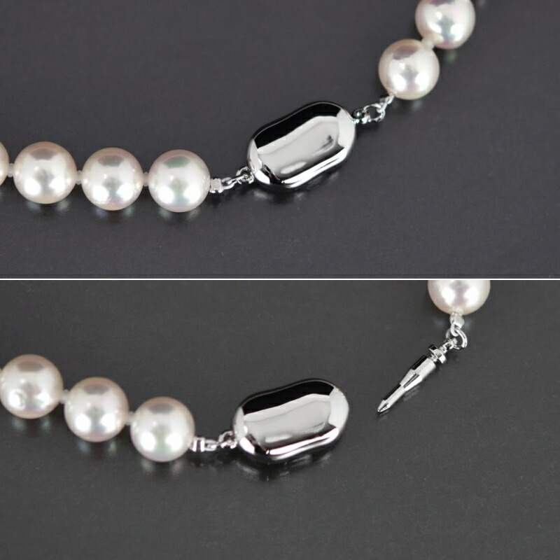 楽天市場】アコヤ花珠真珠 ネックレス イヤリング 二点セット パール