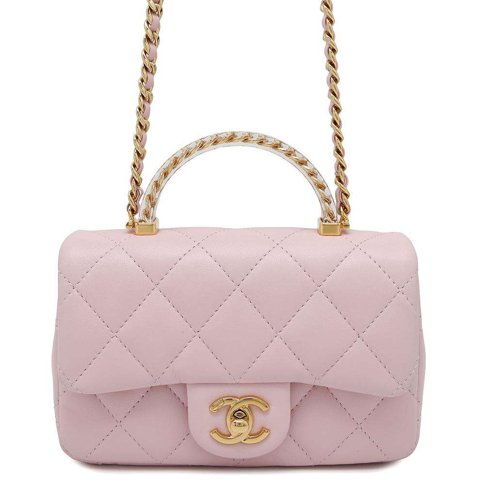 楽天市場】シャネル チェーンショルダーバッグ トップハンドル ミニ