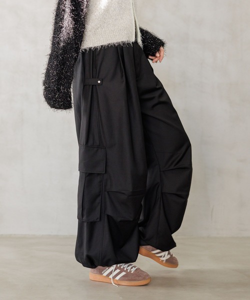 Anui（アニュイ） カーゴパンツ 「UNISEX/3サイズ展開」TRタック