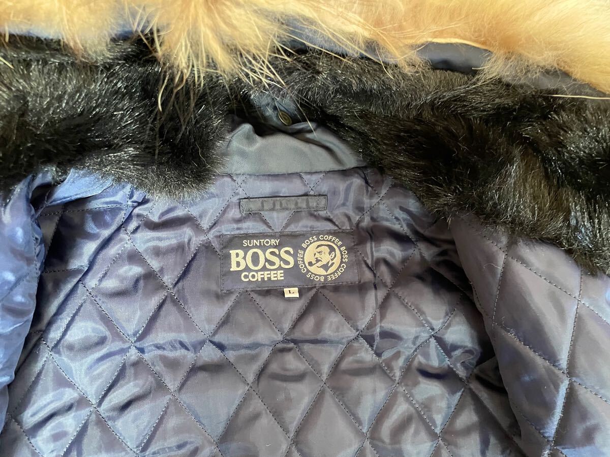 SUNTORY BOSS サントリー ボス N-2B フライトジャケット L ネイビー