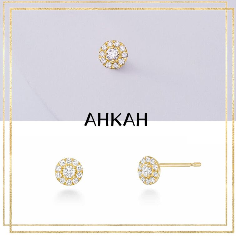 AHKAH アーカー ピアス プリンシパル 18K ダイヤ ギフト 国内発 (AHKAH