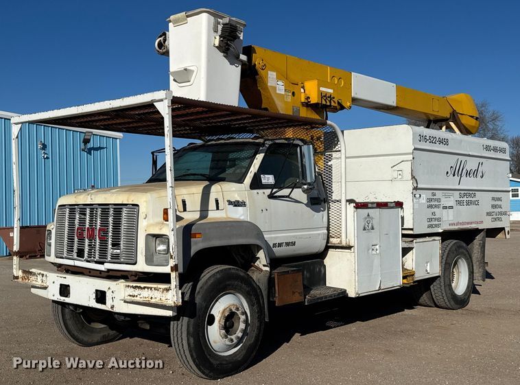 1995 GMC TopKick C6500 forestry bucket truck in Wichita, KS | Item