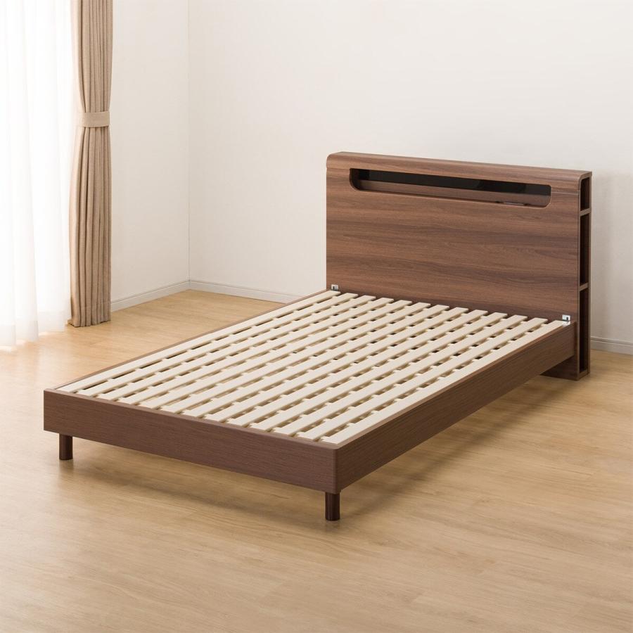 ニトリ（NITORI） ベッド セミダブルベッドフレーム(EB-003 MBR LEG