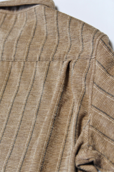 Sugar & Co.」Moleskin Stripe Drop Shirt シュガーアンドカンパニー