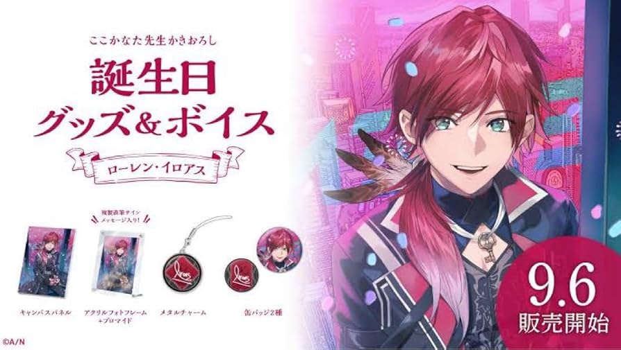 Amazon.co.jp: にじさん ローレン・イロアス 誕生日グッズ フルセット