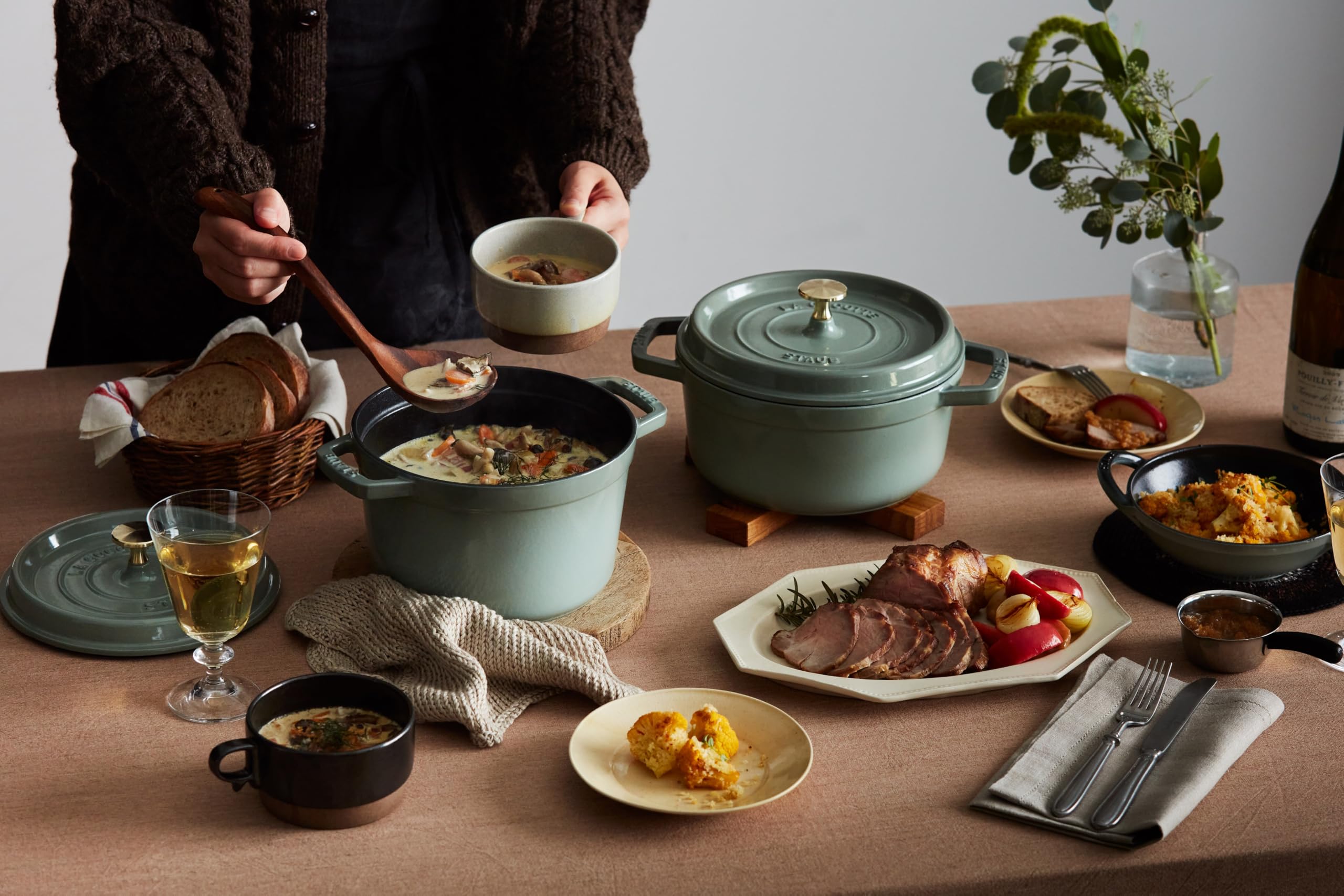 Amazon.co.jp: staub ストウブ 「 スキレット ユーカリ 16cm