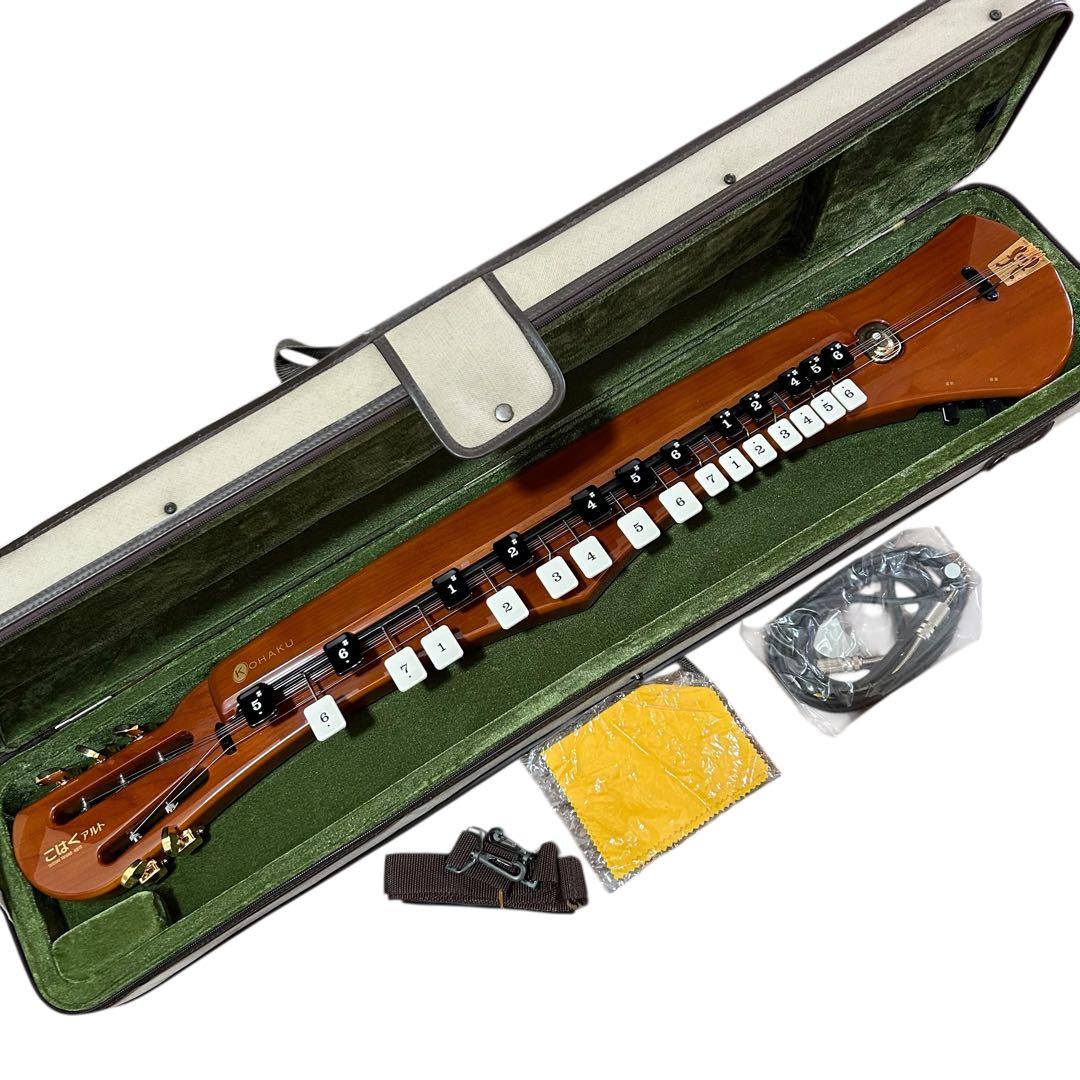 SUZUKI 電気大正琴 こはく アルト CHK-3 セミハードケース付き 楽天市場】スズキ/電気大正琴【こはく アルト】SUZUKI 鈴木 エレキ