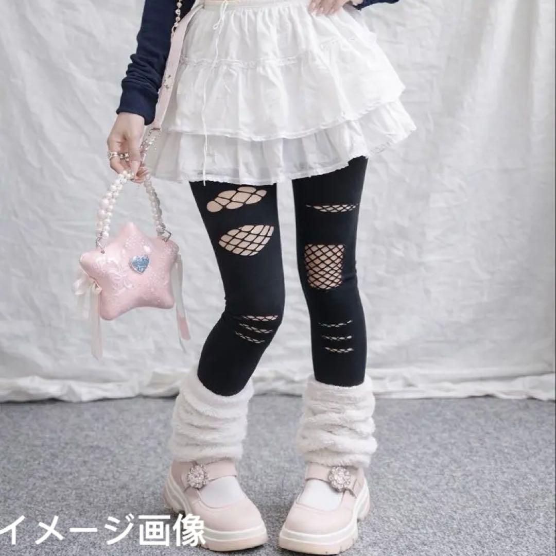 Y2K ダメージ加工 網 ウィッシュコア フェアリーグランジ ゴシック