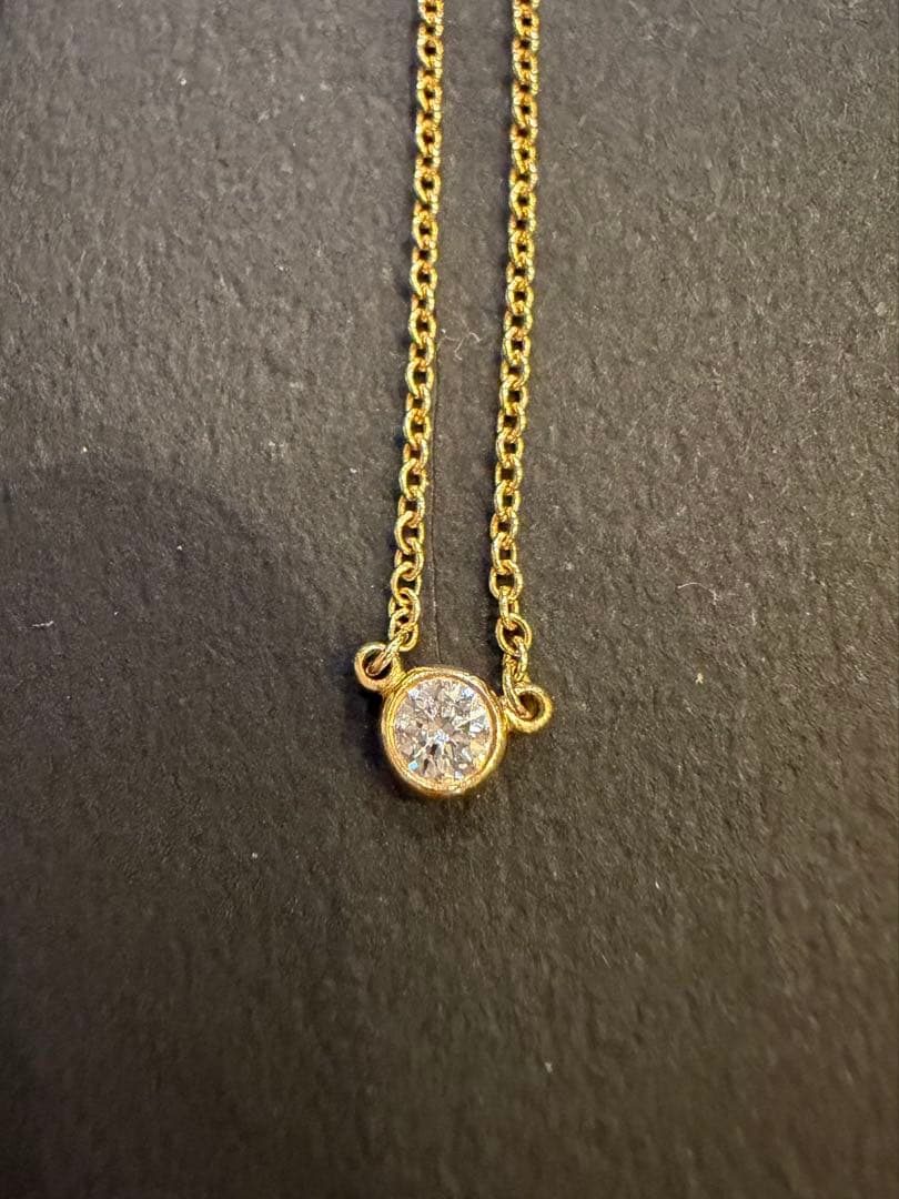 バイザヤード　ティファニー　ネックレス コメ兵｜ティファニー バイザヤード ネックレス 0.20CT F VVS2 EXT