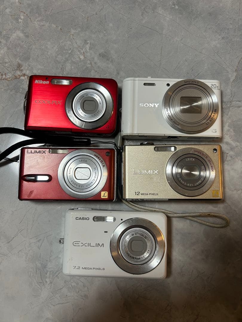 コンパクトデジカメ5台まとめ売り（ジャンク品） フィルムカメラ 15台 まとめ売り ジャンク - メルカリ