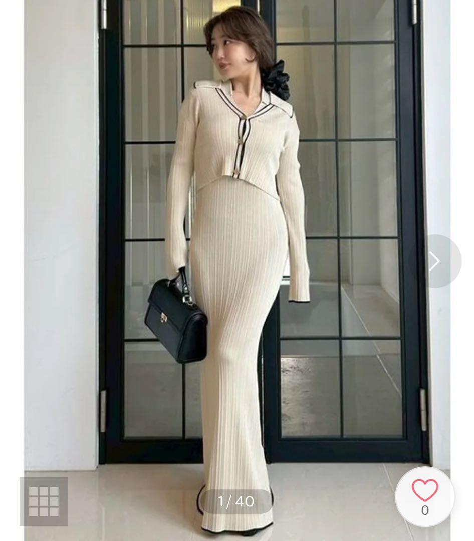 フレイ アイディー FRAY I.D ポロカラーアンサンブルリブニットワンピース FWNO254159_p_36_LL.jpg