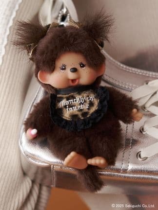 【早いもの勝ち】monchhichi×jouetie レオパードキーチェーン モンチッチ×ジュエティ レオパード キーチェーン - メルカリ