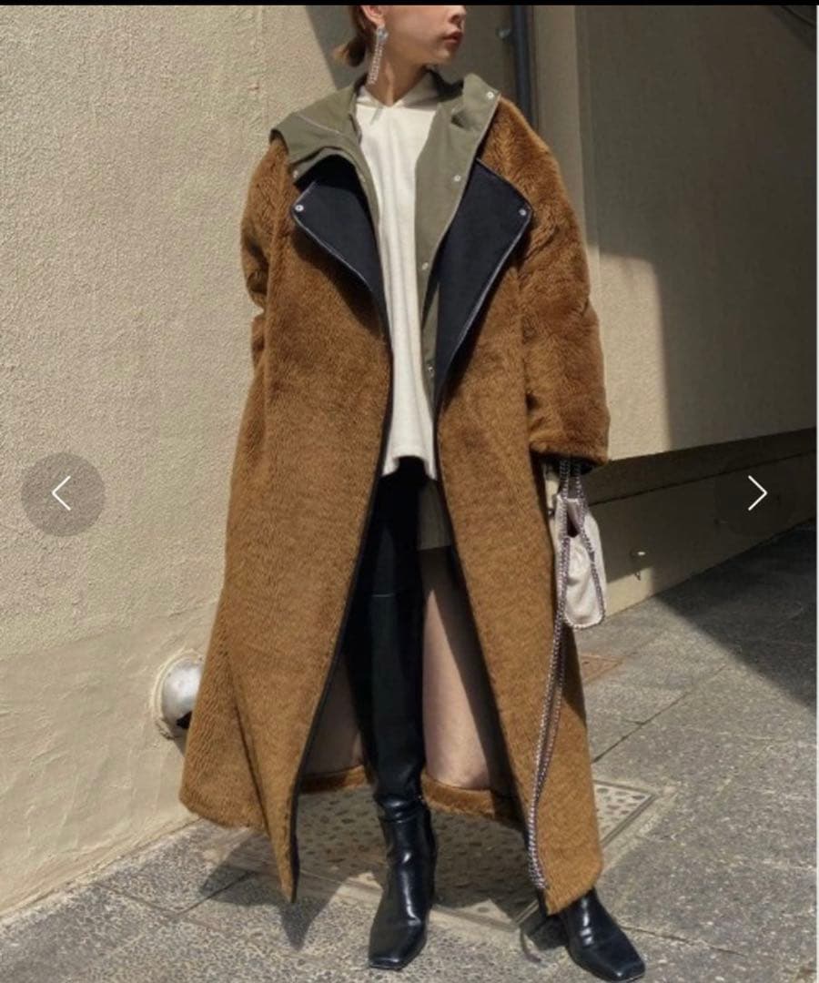 アメリヴィンテージ MILITARY LAYERED BOA COAT Ameri（アメリ）の「MANY WAY USEFUL BOA COAT（その他アウター）」 - WEAR