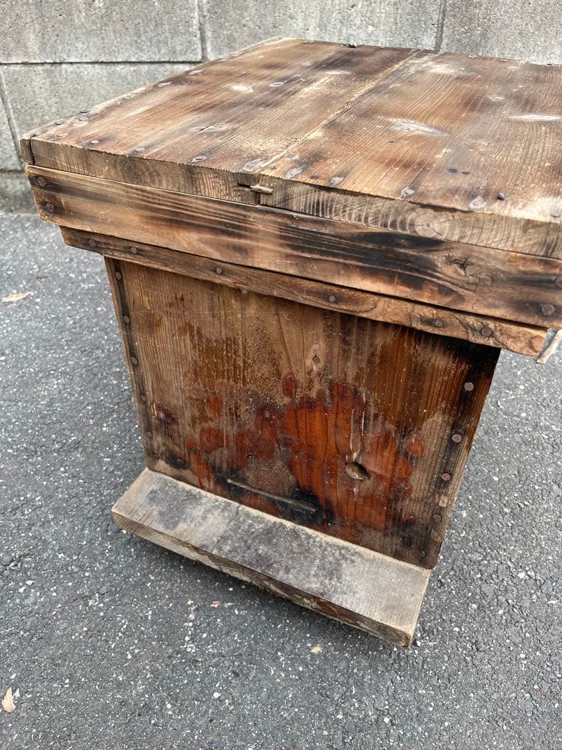 日本蜜蜂　巣箱　待ち箱　入居実績あり　2 個セット syumatsuyoho_hive4